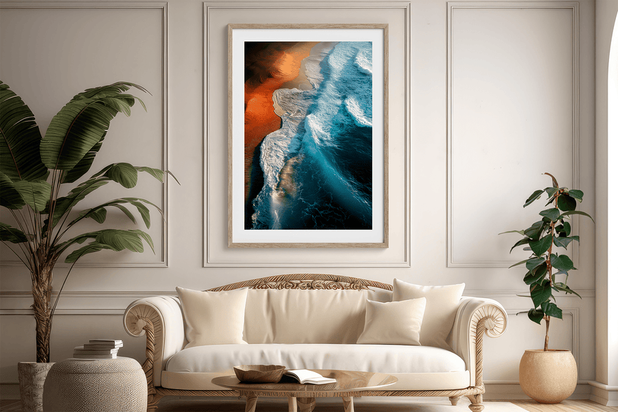 Seascape Motion – Tirage d’art mural océan côtier