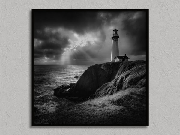Storm Signal shown in a black frame without a border or mount.