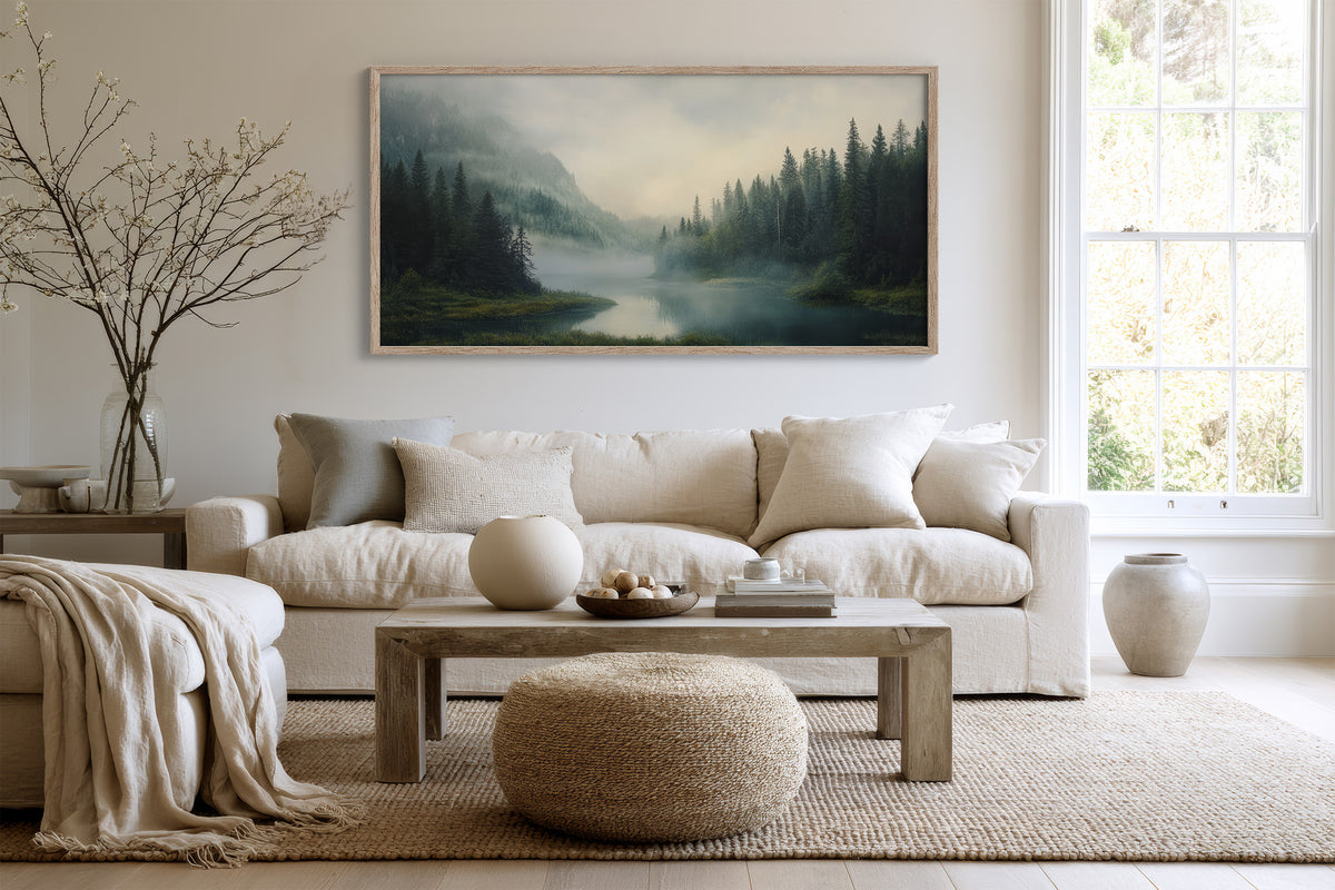 Atelier Lumin cover image with a framed forest print.