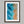 Tidal Edge shown in a walnut frame with a white border or mount.