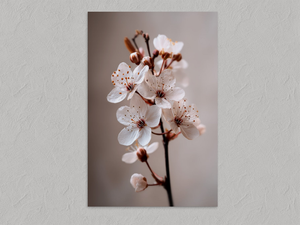 Blossom in Still Air – Cherry Blossom Wall Art Print, unframed print with no border