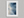 Blue Current – Abstract Blue Wall Art Print in a white frame with a mount