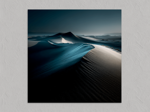 Desert Moonlight – Desert Wall Art Print, unframed print with no border