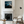 Framed desert moonlight wall art in deep blues and soft whites. A calming nightscape that brings quiet wonder to any room. 