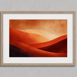atelier-lumin-desert-warmth-framed-fine-art-print-minimalist-sunset-watercolour.
