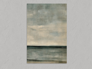 Distant Calm – Textured Abstract Wall Art Print, unframed print with no border