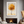 Framed wall art of a golden autumn tree in a minimalist cubist style. Soft, serene, and ready to hang.
