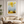 Framed wall art of golden aspen trees in a soft autumn forest. Minimalist and calming. Ready to hang.