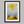 Framed wall art of golden aspen trees in a soft autumn forest. Minimalist and calming. Ready to hang.