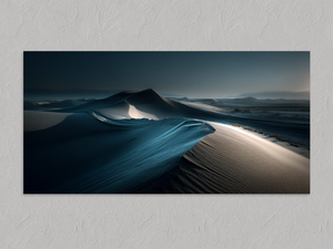 Shadowline Dunes – Desert Landscape Wall Art Print, unframed print with no border