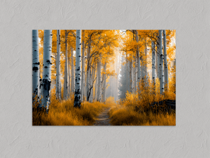 Silver Birch Reverie – Silver Birch Wall Art Print, unframed print with no border