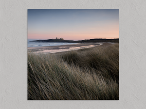Tranquil Reflections – Northumberland Castle Wall Art, unframed print with no border