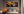 Autumn triptych wall art styled in a calm neutral interior