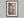 Blossom in Still Air shown in a walnut frame with a white border or mount.