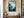 Emerald mountain canvas wall art styled in a calm neutral interior