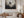 Robin canvas wall art styled in a calm neutral interior