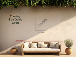 Atelier Lumin Framed Canvas Sizing Guide