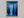 Beneath the Blue shown in an oak frame without a border or mount.