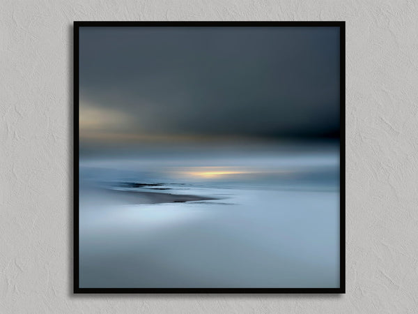 Low Tide Light shown in a black frame without a border or mount.