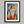 Autumn Sentinal shown in a black frame with a white border or mount.
