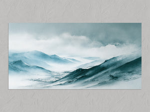 Blue Ridge Vale shown as an unframed print without a border.