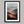 Winding Light - Desert Mountain Valley shown in a black frame with a white border or mount.